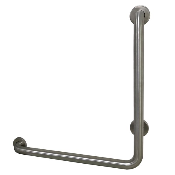 Made To Match Contemporary Grab Bar, 27-1/16" L, 304 Stainless Steel, Brushed Nickel GBL1224CSL8 - main